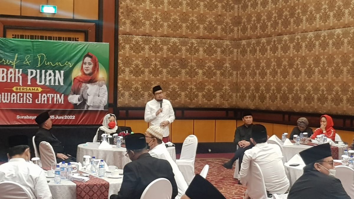 Para Gus yang tergabung dalam Gawagis bertemu dengan Puan Maharani. (Foto: Ari for jatimnow.com)