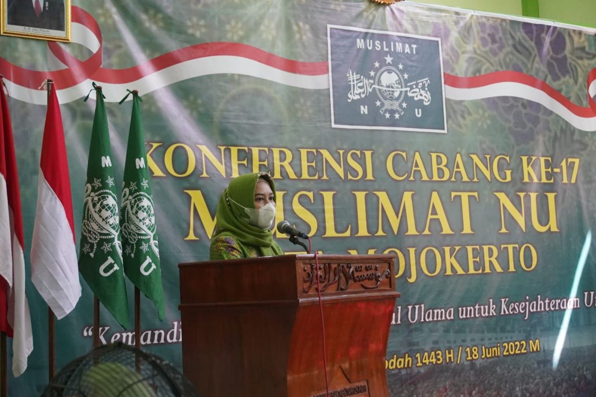 Wali Kota Ika Puspitasari (Ning Ita) jadi Ketua Muslimat NU Kota Mojokerto (Foto: Vandi for jatimnow.com)