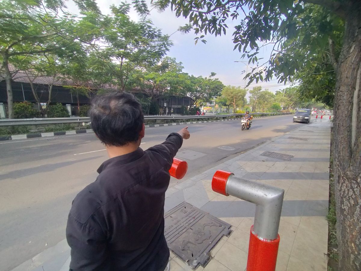 Lokasi bentrok puluhan pemuda di Kecamatan Benowo, Surabaya. (Foto: Farizal Tito/jatimnow.com)