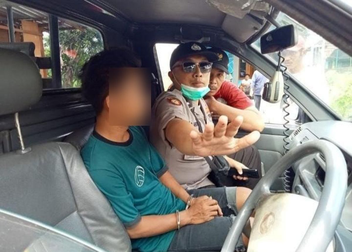 Jambret asal Madiun tertangkap di Ponorogo.(Foto: Kapolsek Babadan for jatimnow.com)