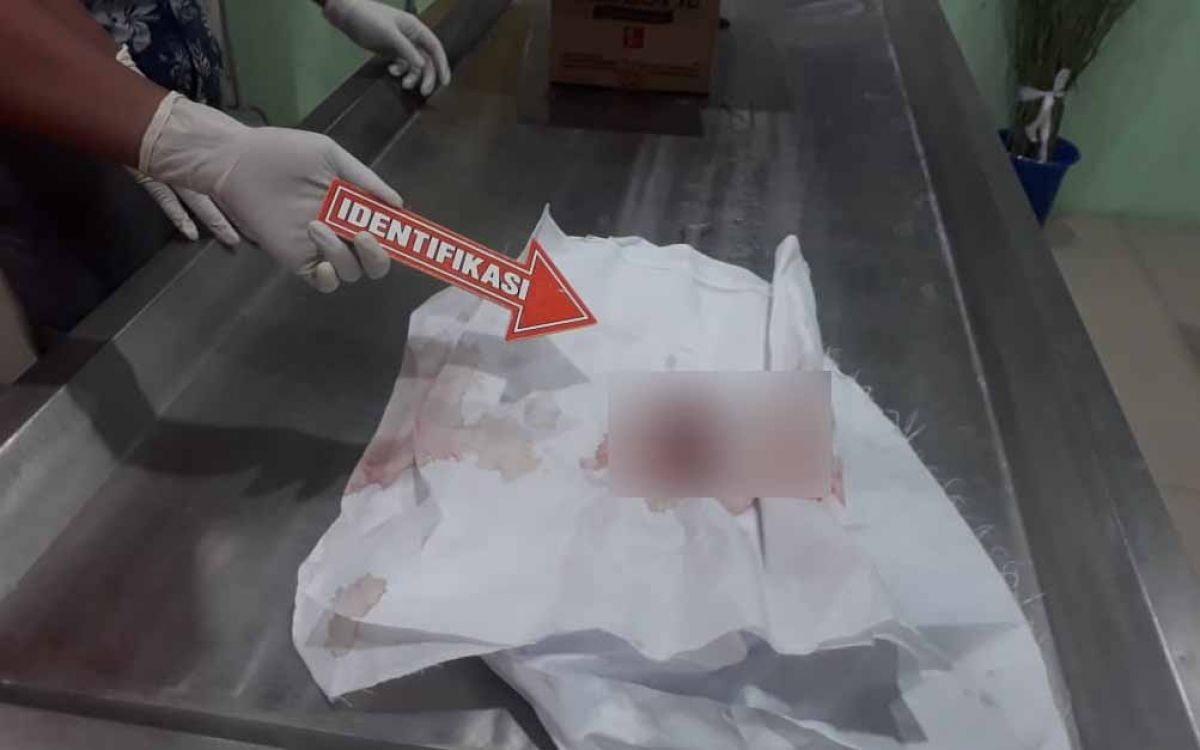 Janin yang ditemukan warga Sukodono. (Foto: Polsek Sukodono for jatimnow.com)