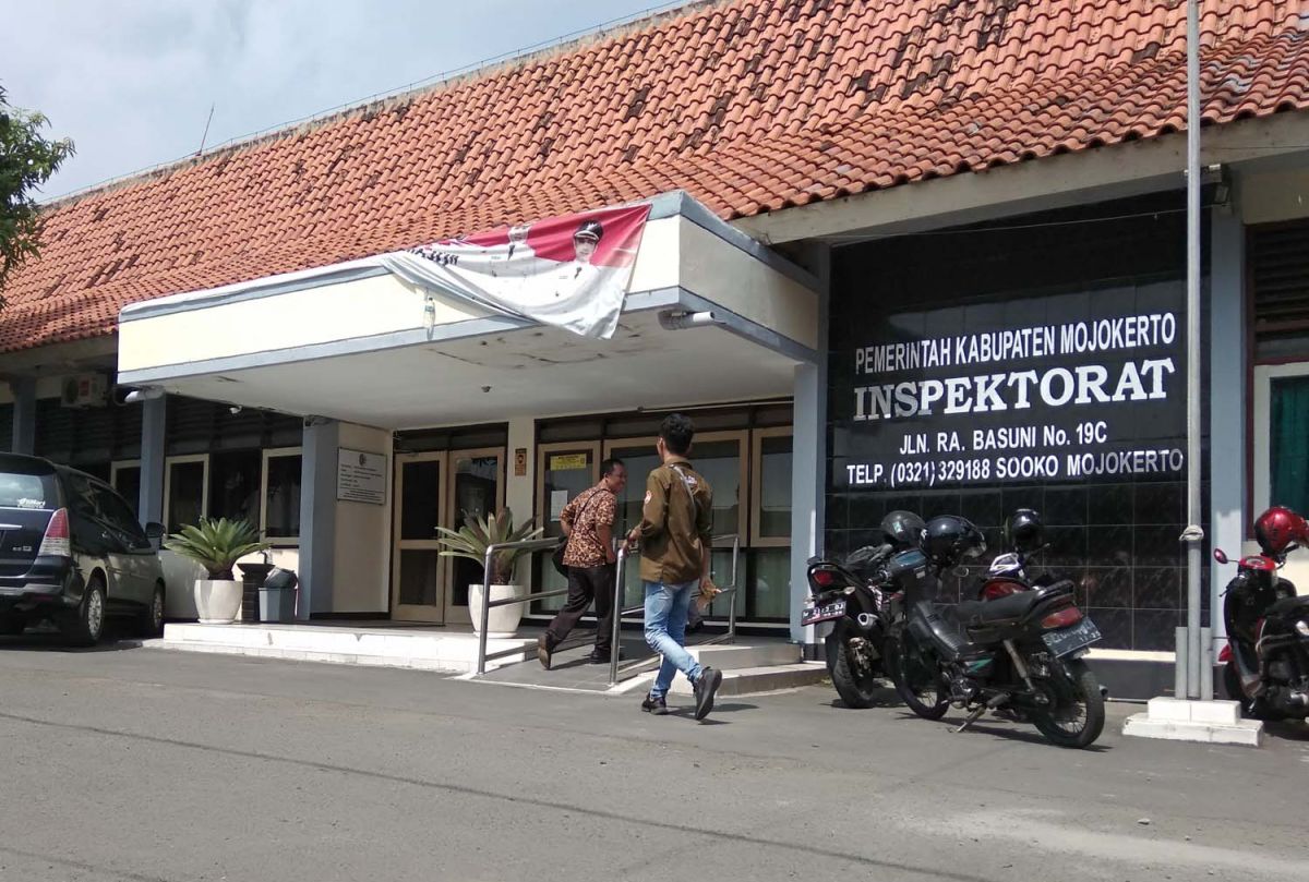 Kantor Inspektorat Kabupaten Mojokerto (Foto: Achmad Supriyadi/jatimnow.com)