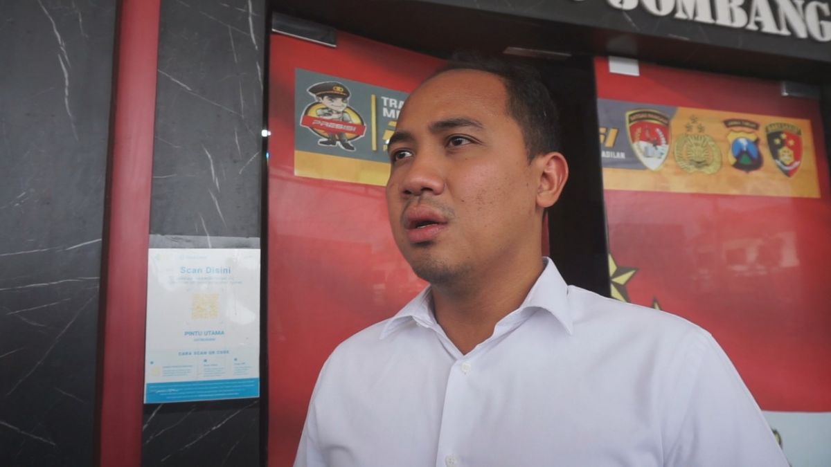 Kasat Reskrim Polres Jombang, AKP Giadi Nugraha saat dikonfirmasi. (Foto: Elok Aprianto/jatimnow.com)