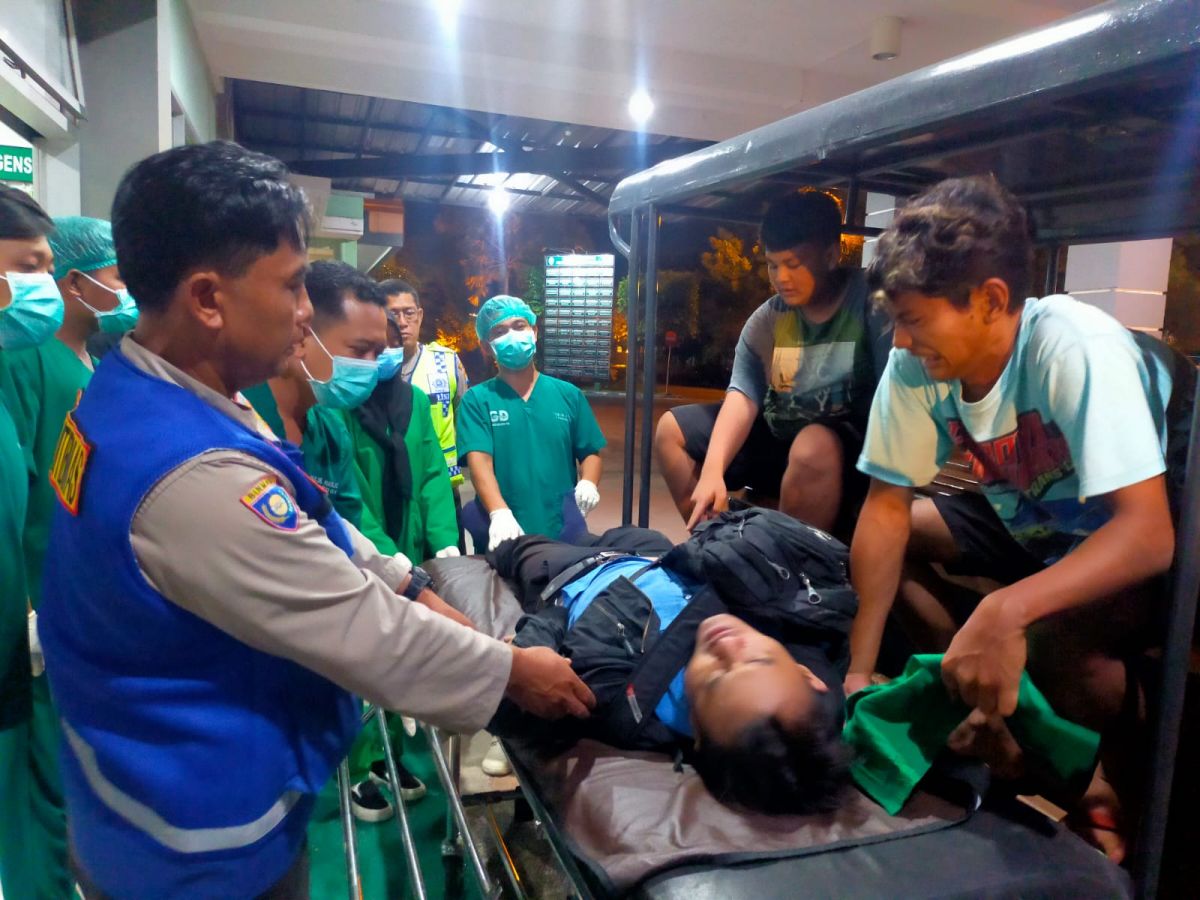 Korban kecelakaan di Ponorogo.(Foto: Humas Polres Ponorogo/jatimnow.com)