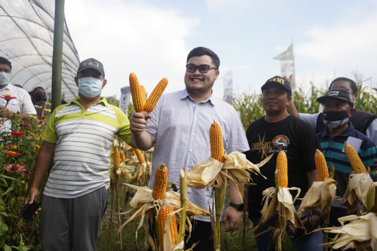 Mas Dhito dalam acara gelar inovasi dan teknologi pertanian. (Foto: Humas Pemkab Kediri for jatimnow.com)