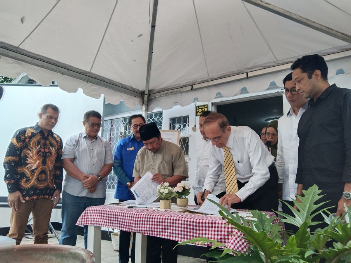 MoU ATF dengan perusahaan asal Austria Doppelmayr Geraventa Group di Kantor ATF Kota Batu, Rabu (1/6/2022). (Foto: Galih Rakasiwi/jatimnow.com)