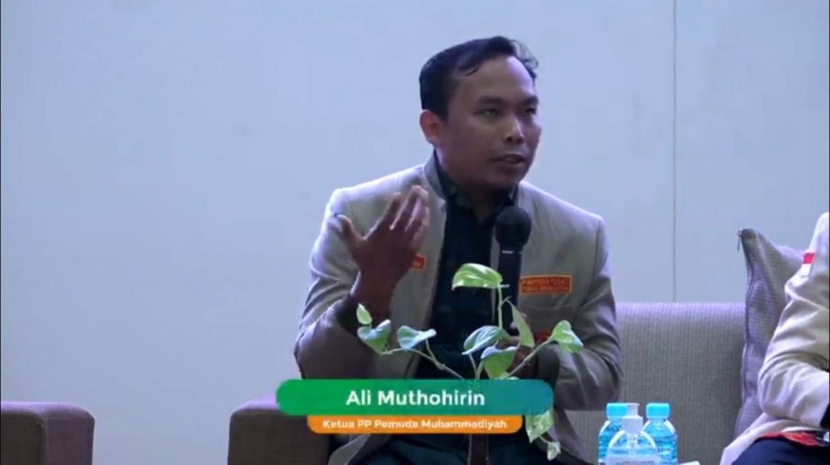 Ketua PP Pemuda Muhammadiyah Ali Muthohirin. (Foto: tangkapan layar YouTube Dialog Kepemudaan)