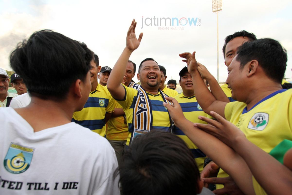 Presiden klub Gresik United Fandi Akhmad Yani. (Foto-foto: Sahlul Fahmi/jatimnow.com)