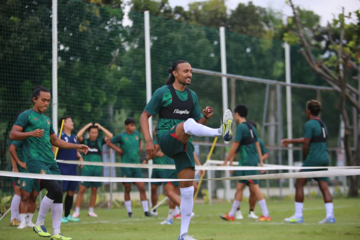 Rohit Chand dalam pemusatan latihan Persik Kediri di Jakarta.(Foto: Media Officer Persik Kediri/Jatimnow.com)
