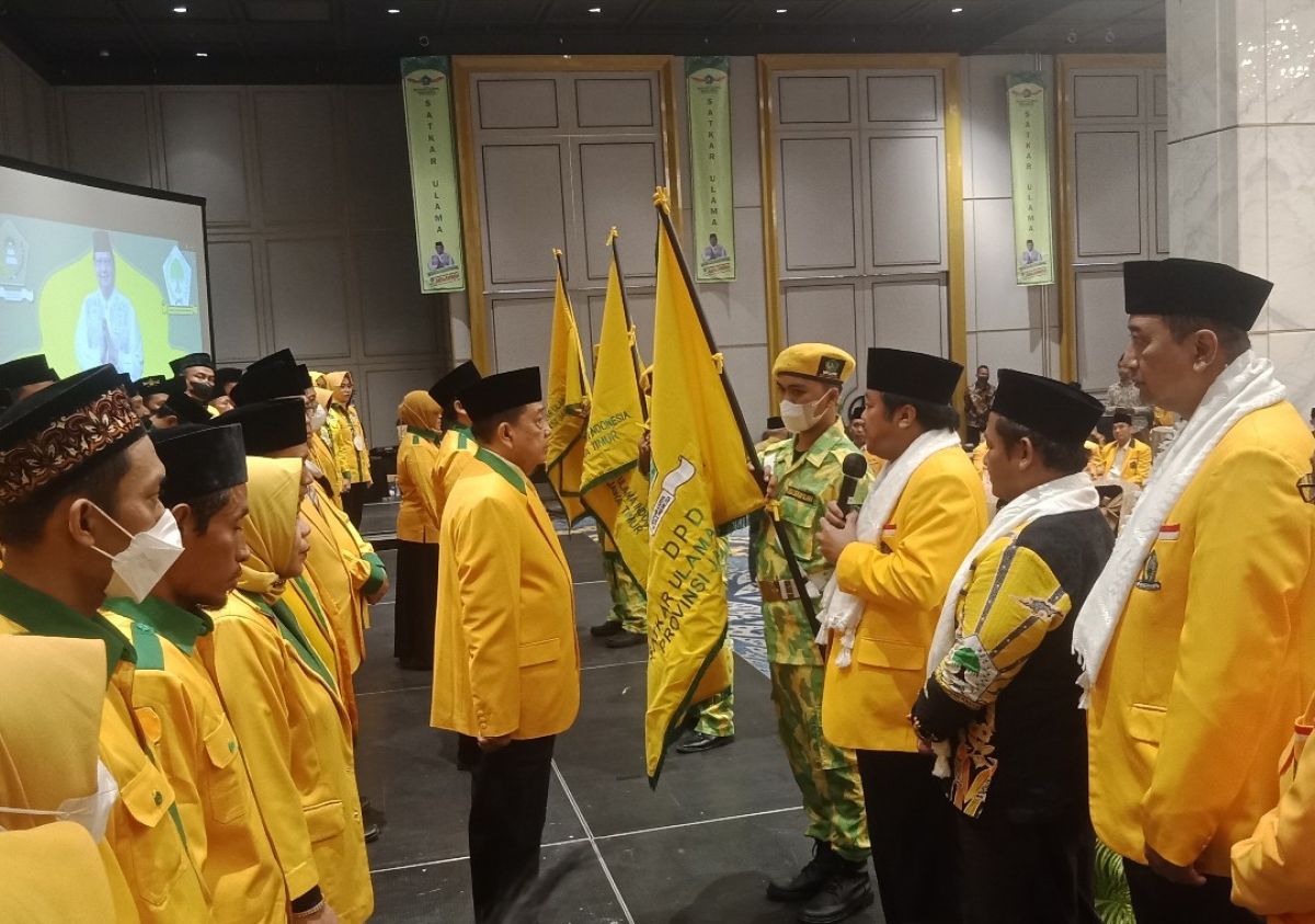 Pengukuhan DPD Satkar Ulama Jatim di Hotel Grand Mercure Surabaya.(Foto: DPD Satkar Ulama Jatim for jatimnow.com)