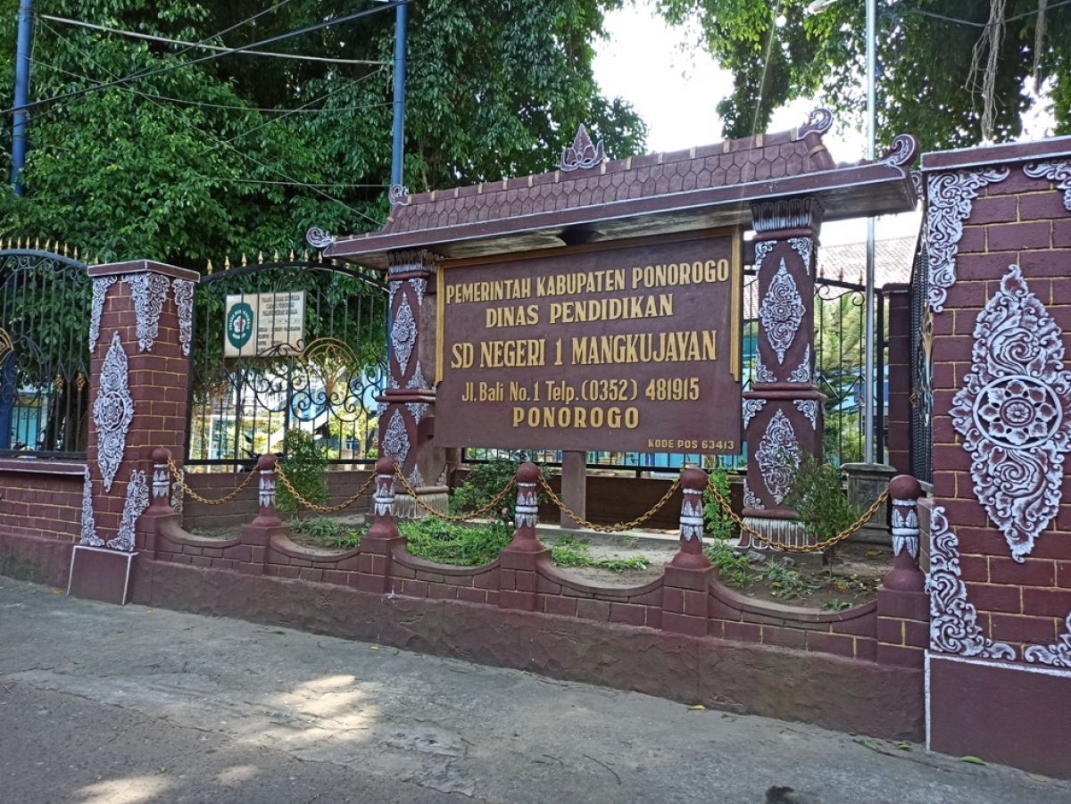 SDN 1 Mangkujayan, satu-satunya sekolah yang memenuhi pagu PPDB.(Foto: Mita Kusuma/jatimnow.com)