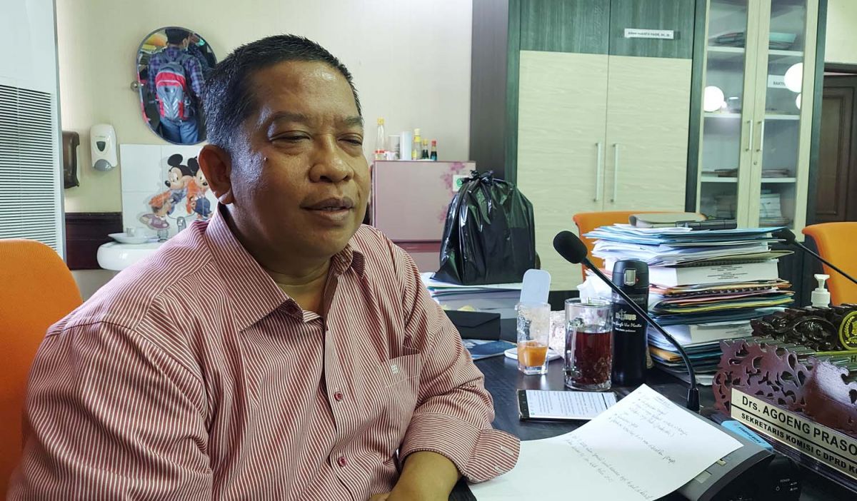 Sekretaris Komisi C DPRD Surabaya, Agoeng Prasodjo (Foto: Ni'am Kurniawan/jatimnow.com)