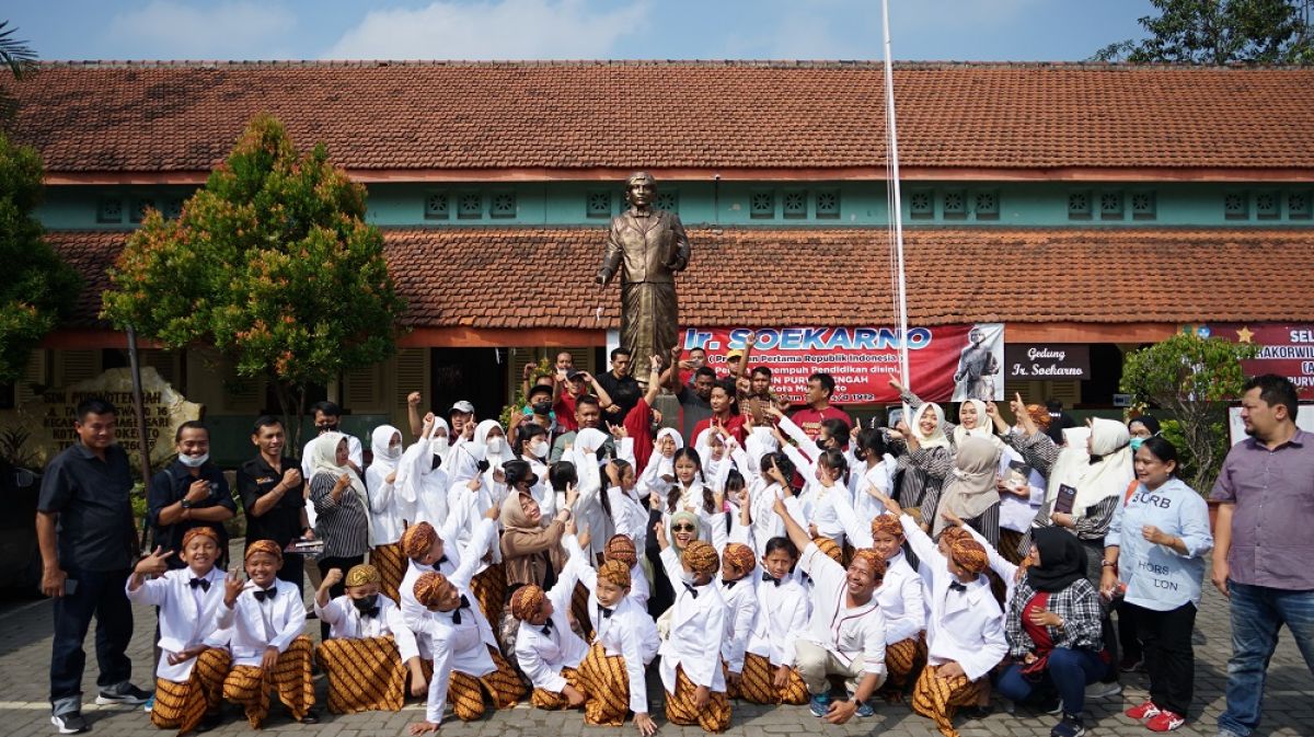 SMPN 2 Kota Mojokerto yang berada di Jalan A Yani Kota Mojokerto. (Foto: AMSI Jatim for jatimnow.com)