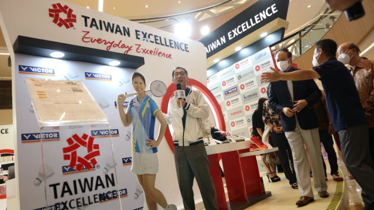 Pameran Taiwan Excellence Week 2022 di Surabaya. (Foto: Fajar Mujianto/jatimnow.com)