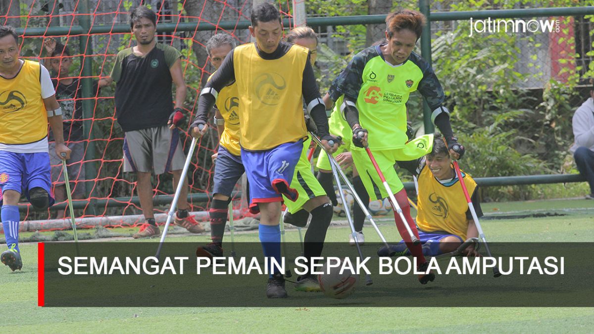 Video: Semangat Pemain Sepak Bola Amputasi di Surabaya