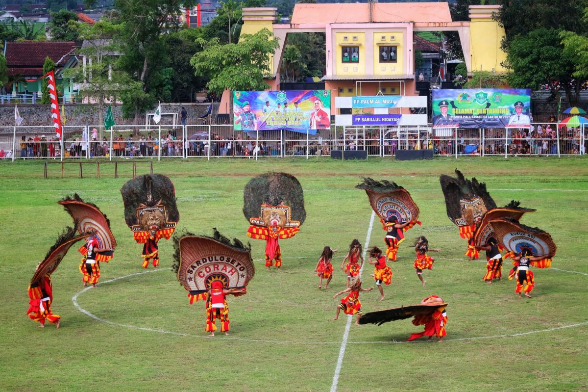 Pembukaan Liga Santri Piala KASAD di Trenggalek (Foto-foto: Dok. Humas Pemkab Trenggalek)