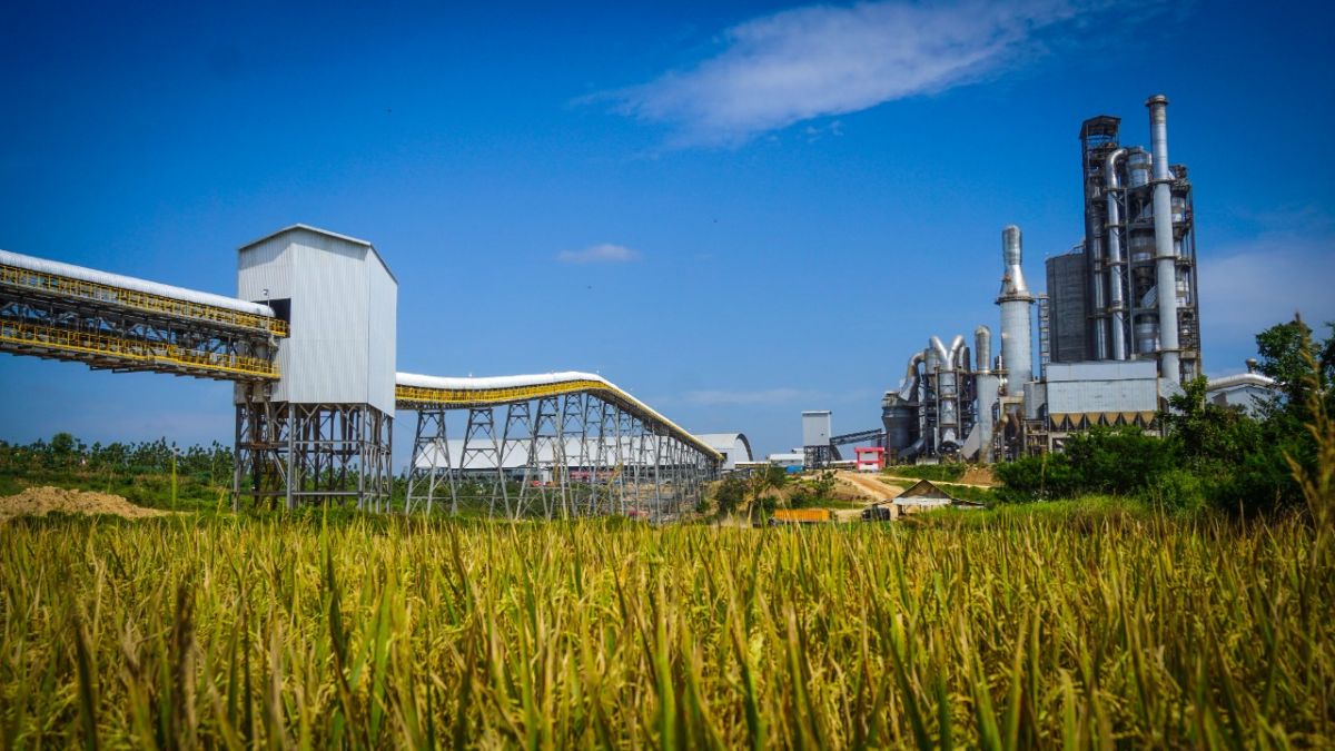Fasilitas Pabrik Semen terintegrasi SIG di Kabupaten Rembang (Foto: SIG)