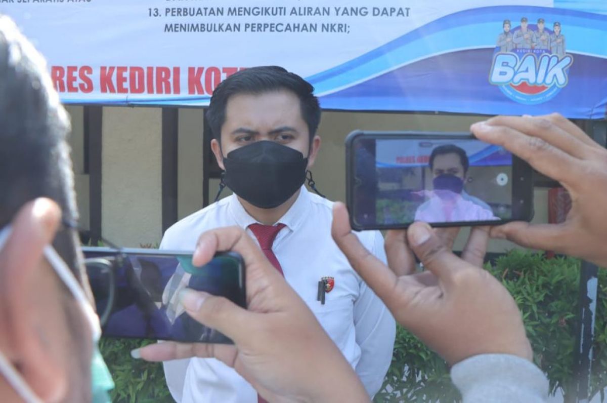 Kasat Reskrim AKP Tomy Prambana.(Foto: Humas Polres Kediri Kota/Jatimnow.com)