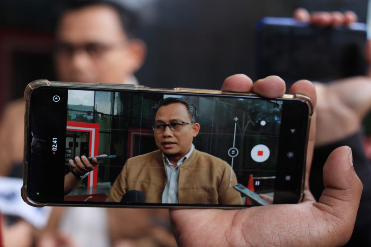 Plt Juru Bicara KPK Ali Fikri.(ANTARA FOTO/Reno Esnir via Republika)
