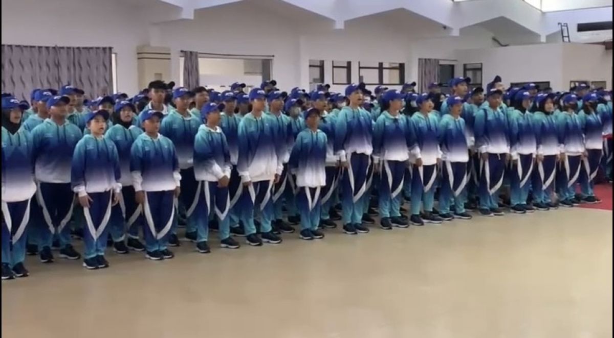 Atlet Jember yang berlaga di Porprov Jatim VII. (Foto : Dwi Kuntarto Aji)