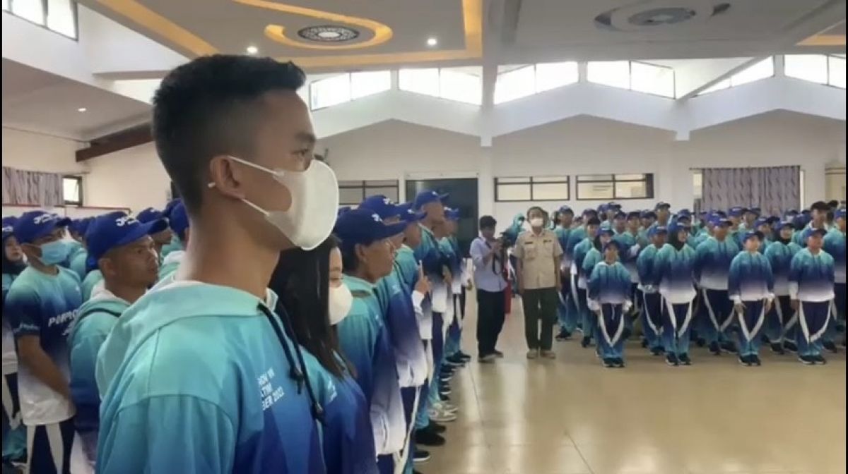 Atlet Jember belum terima uang saku.(Foto : Dwi Kuntarto Aji)