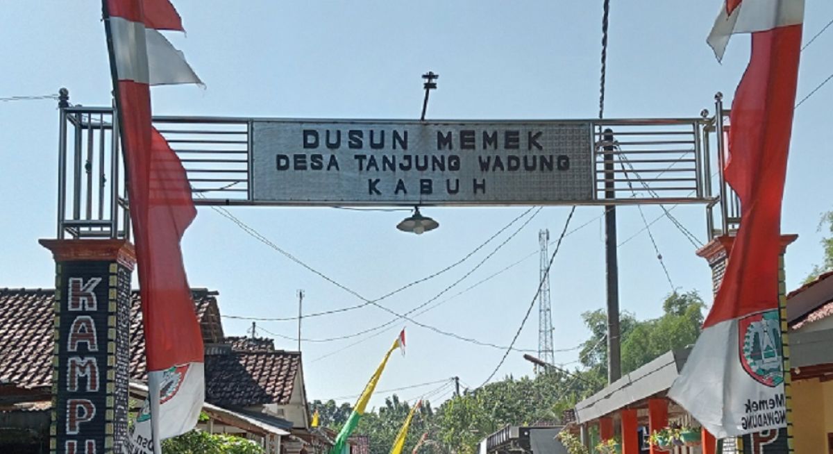 Gang masuk Dusun Memek, Desa Tanjungwadung, Kecamatan Kabuh.(Foto: Elok Aprianto/jatimnow.com)
