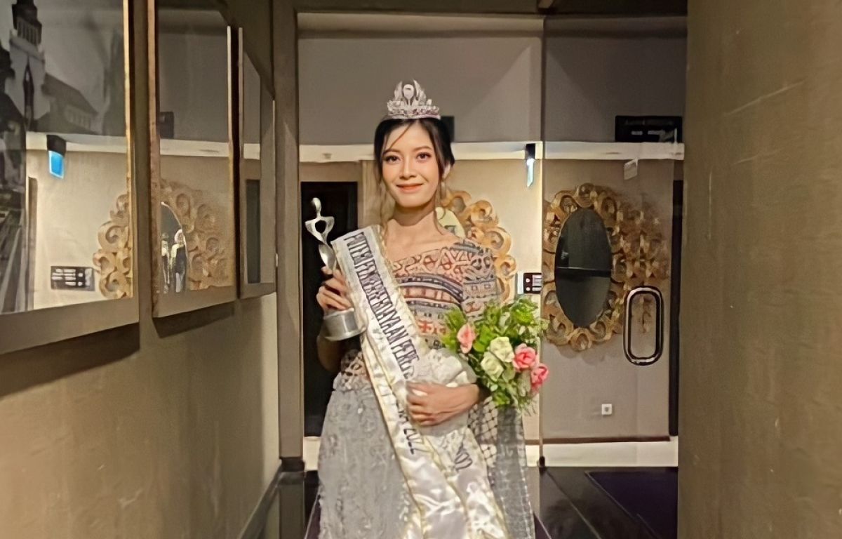Reza Fiolentina Zafira Wulansari terpilih sebagai Puteri Pemberdayaan Perempuan Indonesia 2022. (Foto: Fio for jatimnow.com)