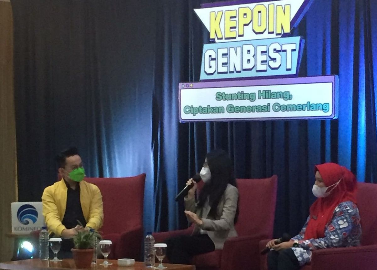 Diseminasi informasi dan edukasi percepatan penurunan stunting bertajuk Kepoin Genbest: Stunting Hilang, Ciptakan Generasi Cemerlang, di Pasuruan. (Foto:  panitia)