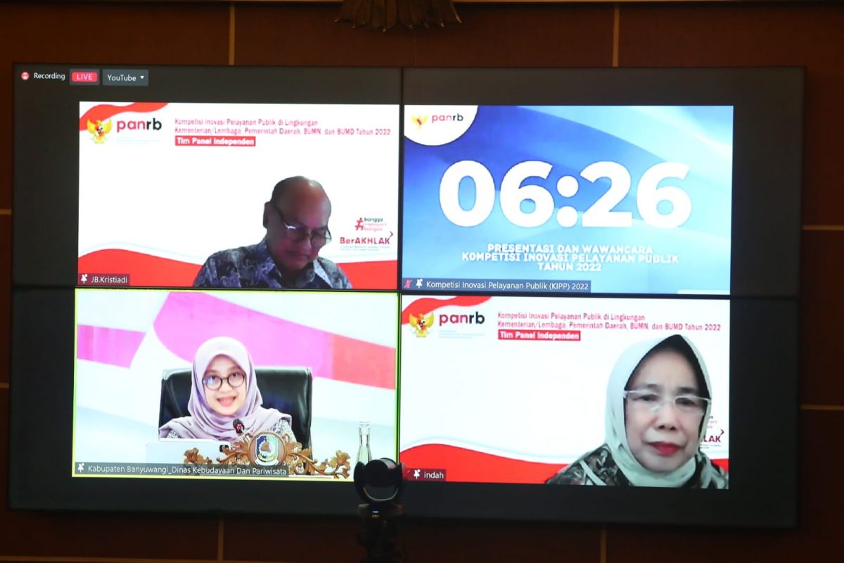 Menuju Top 45 Sinovik 2022, Bupati Ipuk Paparkan 2 Inovasi Banyuwangi