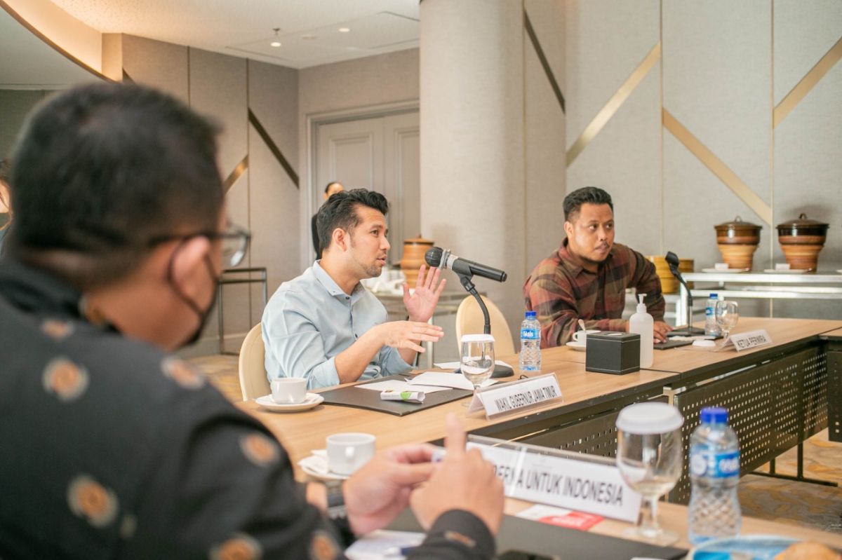 Wakil Gubernur Jawa Timur Emil Dardak dalam Pemuda Wirausaha Take Off (Foto: Sumantri for jatimnow.com)