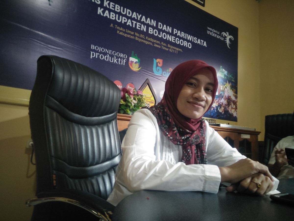 Kabid Kebudayaan Disbudpar Bojonegoro, Deny Ike Kirmayanti (Foto: Misbahul Munir/jatimnow.com)