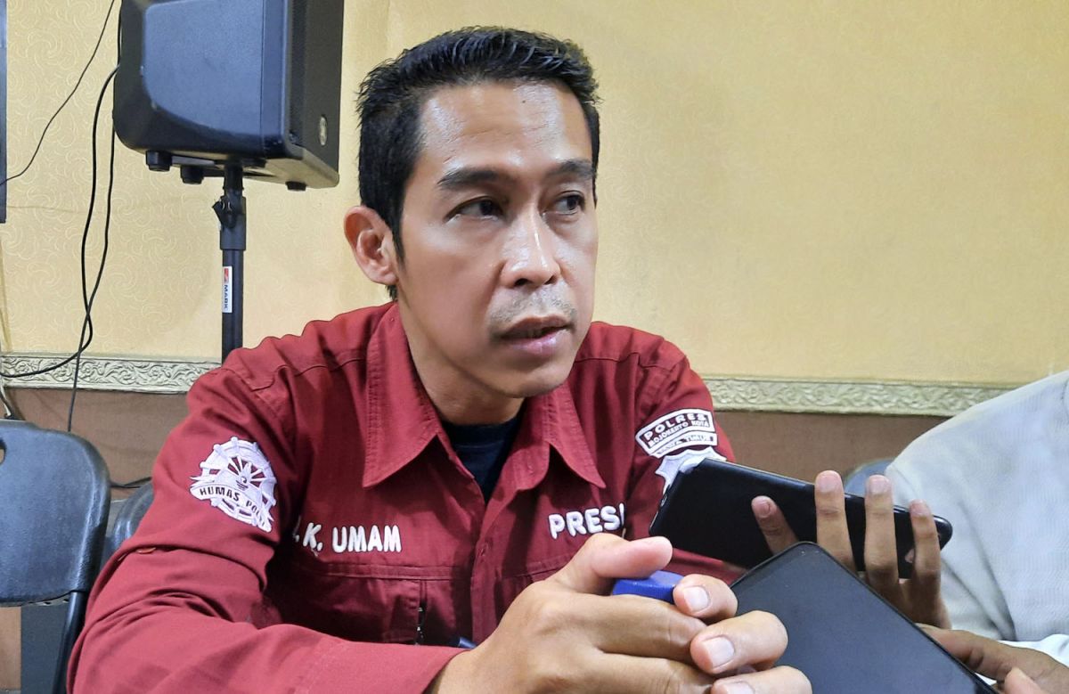 Kasi Humas Polres Mojokerto Kota, Iptu MK Umam (Foto: Achmad Supriyadi/jatimnow.com)