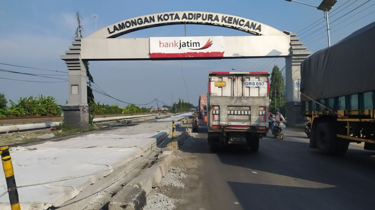 Info Lur! Jalan Nasional Lamongan-Gresik Diperbaiki, Ini Jalur Alternatifnya