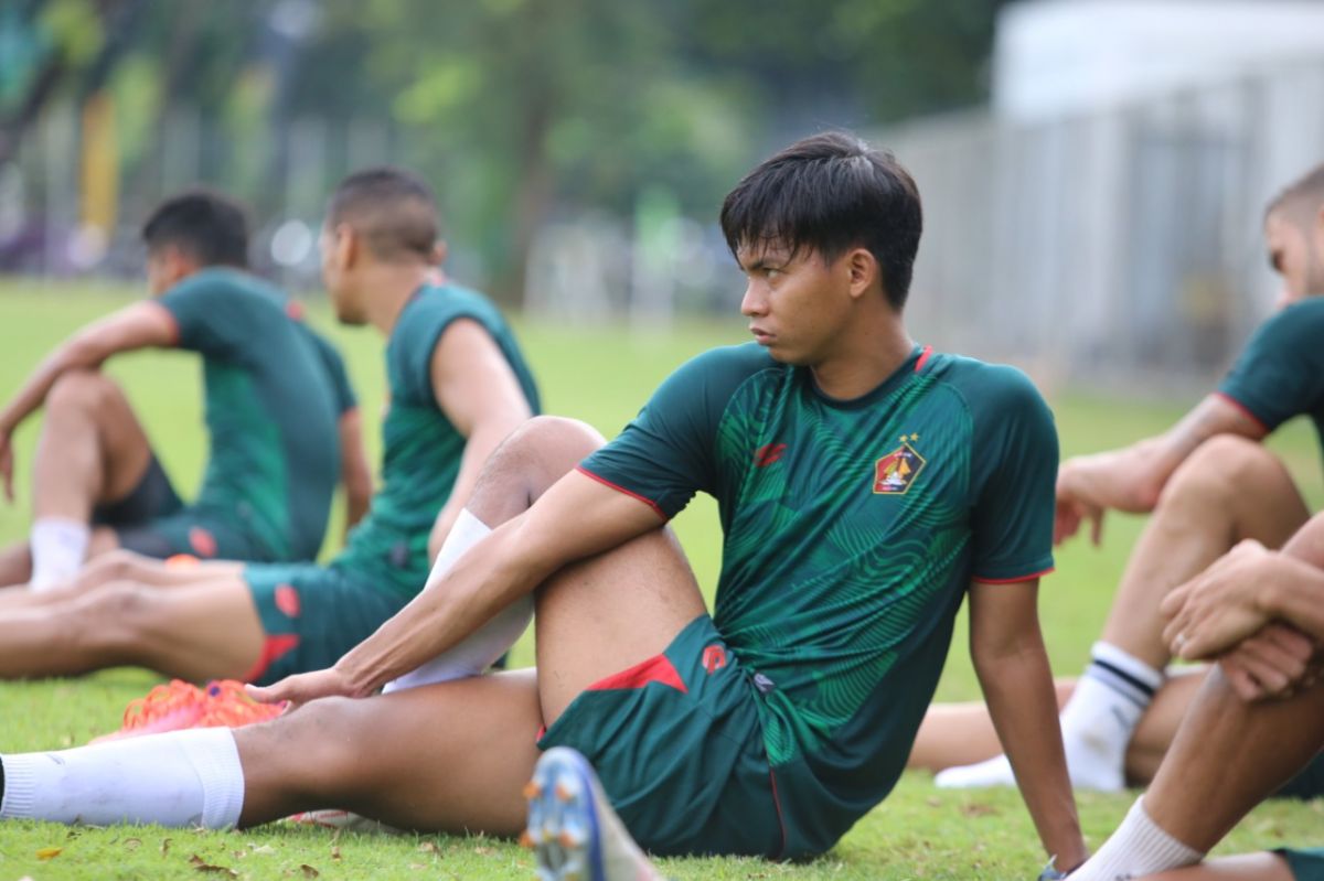 Jordan Zamorano saat berseragam Persik Kediri. (Foto : Media Officer Persik Kediri/Jatimnow.com)