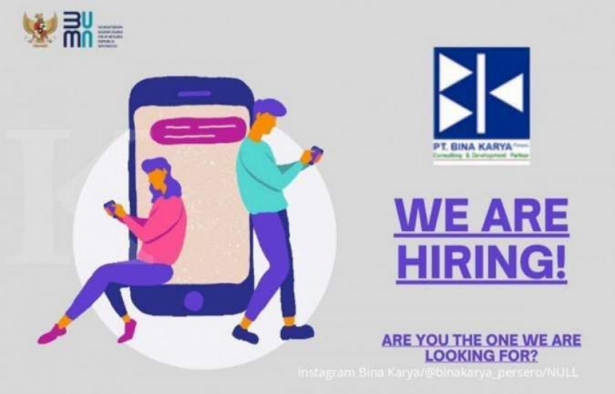 Lowongan kerja PT Bina Karya.