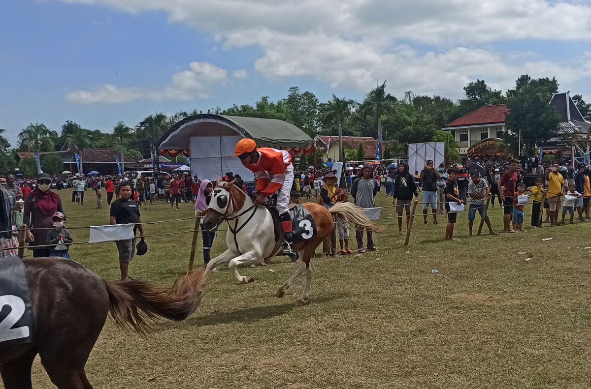 Pacuan kuda kembali digelar di Ponorogo (Foto: Mita Kusuma/jatimnow.com)