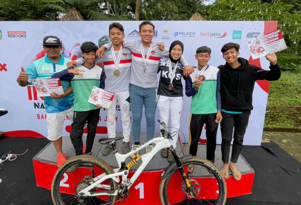 Pembalap asal Kota Batu Berjaya di Kejurnas Downhill