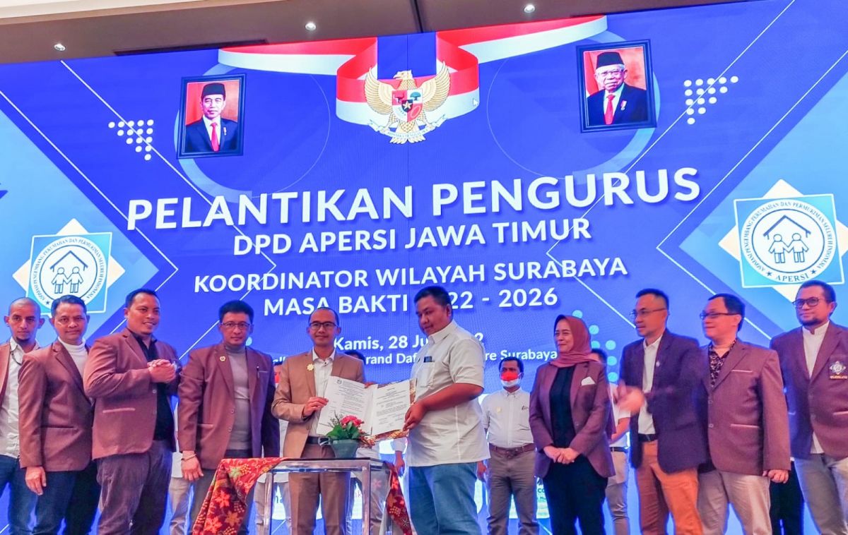 DPD Apersi Korwil Surabaya Resmi Dilantik, Ini Tantangan yang Harus Dituntaskan