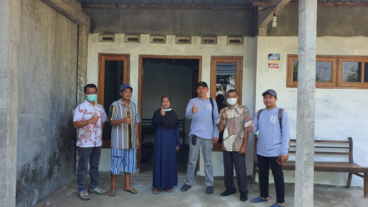 Rumah warga di Desa Banjaragung, Kecamatan Bareng menerima perbaikan 100% melalui program BSPS. (Foto-foto: Dinas Perkim Kab. Jombang/jatimnow.com)