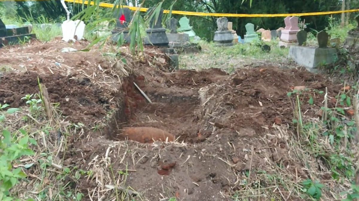 Lokasi temuan benda menyerupai mortir di Trenggalek. (Foto: Bramanta Pamungkas/jatimnow.com)