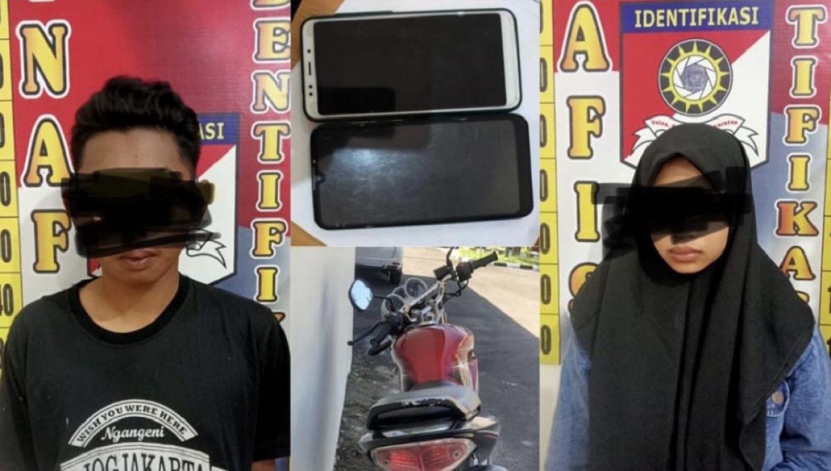 Dua remaja mesum di kamar mandi sekolah TK (Foto: Humas Polres Bondowoso for jatimnow.com)