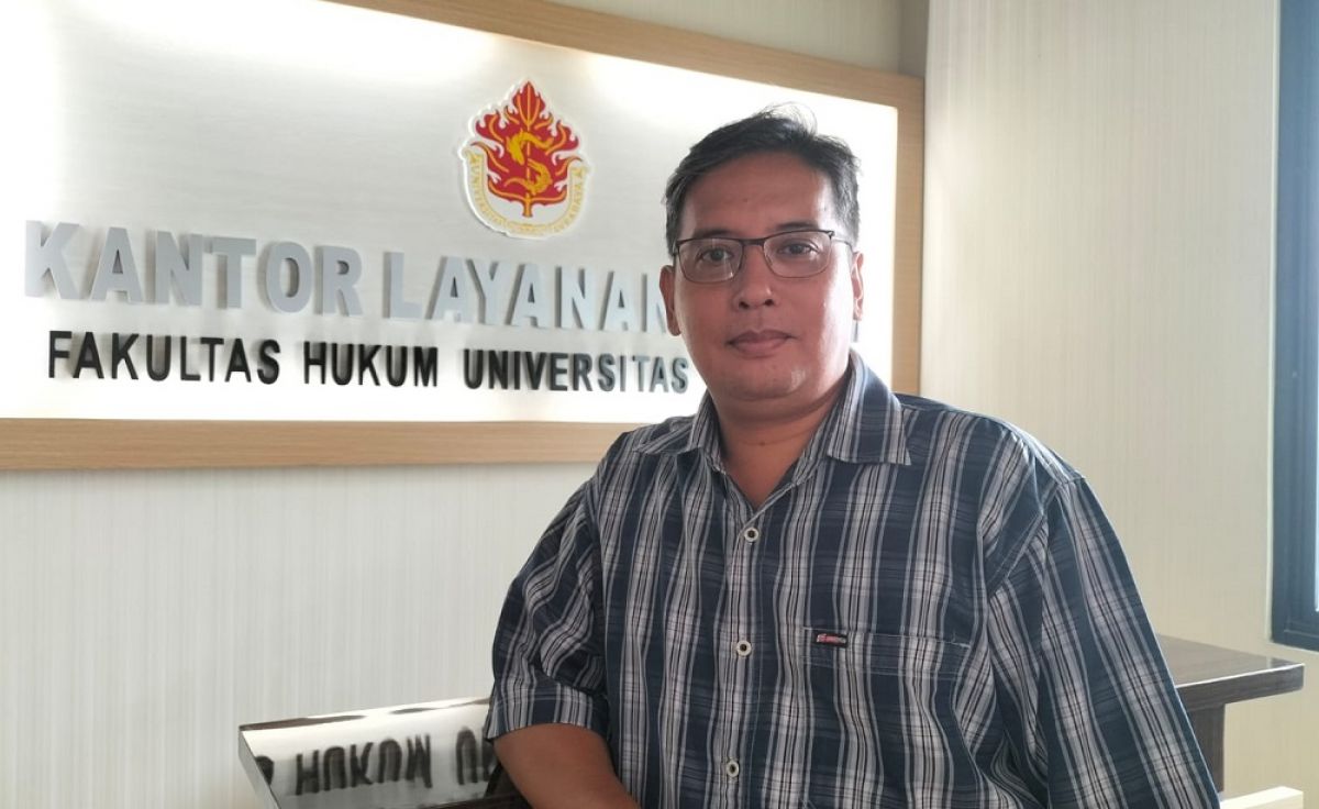 Pakar Hukum Internasional dari Universitas Surabaya (Ubaya), Wisnu Aryo Dewanto. (Foto: Wisnu for jatimnow.com)