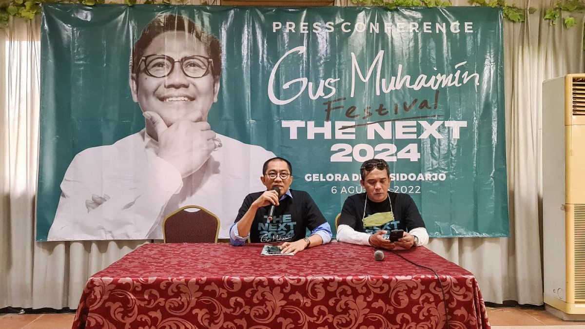 Konferensi pers jelang festival Gus Muhaimin Sidoarjo (Foto: Ni'am Kurniawan/jatimnow.com)