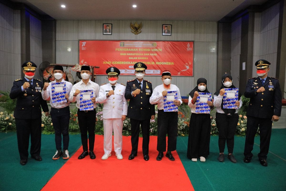 16.659 Narapidana di Jatim Dapat Remisi Umum Kemerdekaan RI, 522 Langsung Bebas