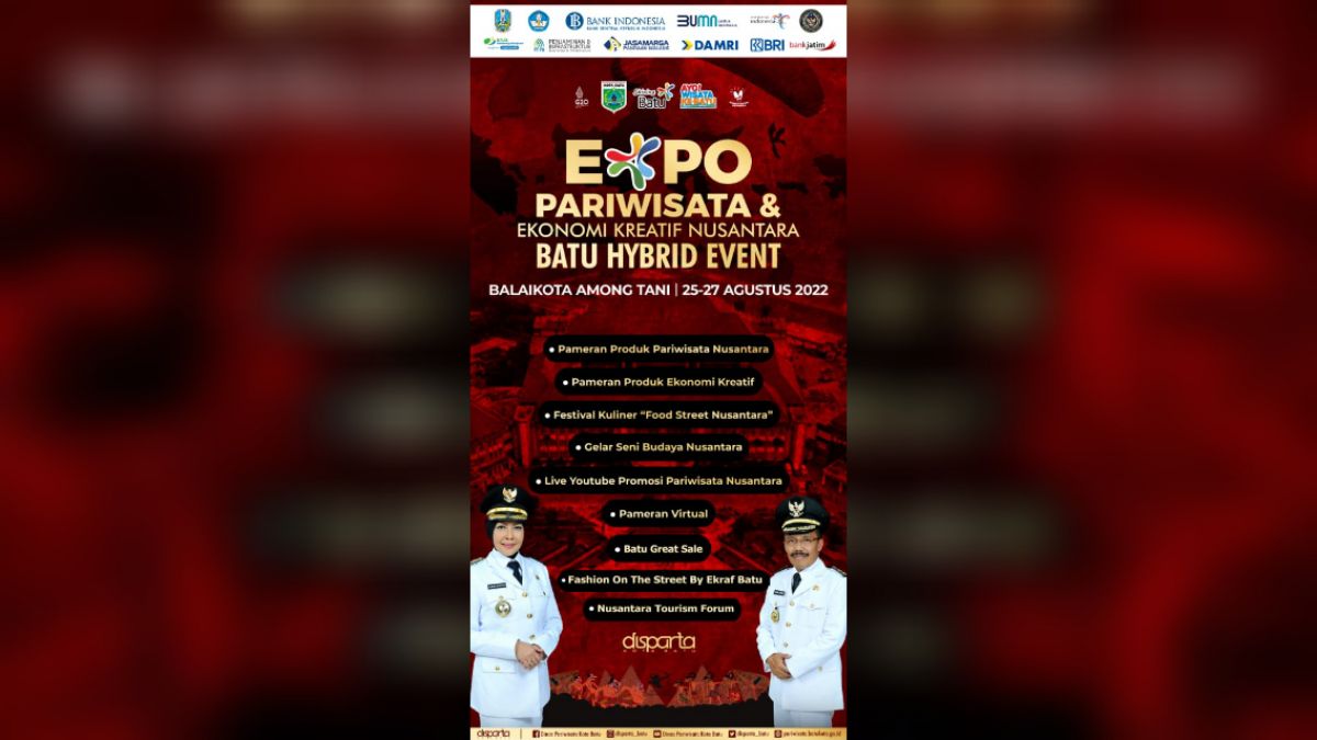 Expo Pariwisata dan Ekonomi Kreatif Nusantara 2022.