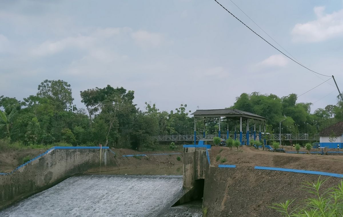 Dam Slombong atau biasa disebut masyarakat sebagai Dam Buto di Desa Penggaron, Kecamatan Mojowarno. (Foto-foto: Elok Aprianto/jatimnow.com)