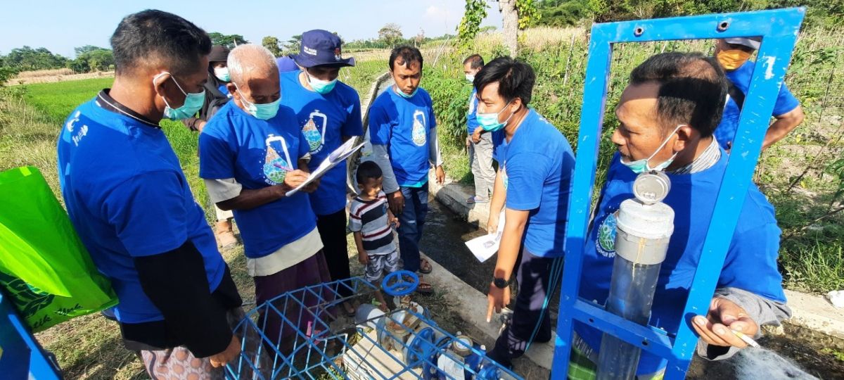 Pengelolaan terpadu DAS Rejoso melalui pertanian berkelanjutan dan emisi rendah karbon, serta investasi bersama sumber daya air di Pasuruan. (Foto: Yono for jatimnow.com)