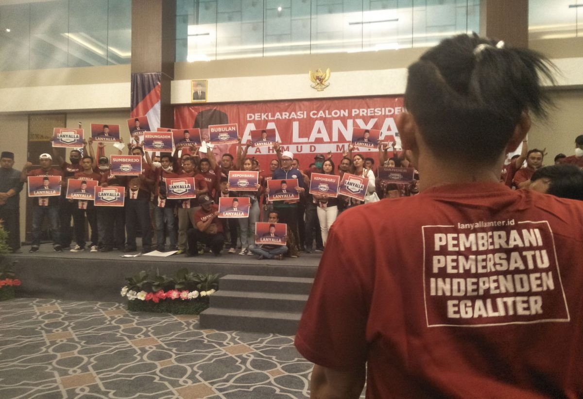 Relawan Nyala Api Abadi Bojonegoro-Tuban Dukung LaNyalla Maju Capres 2024