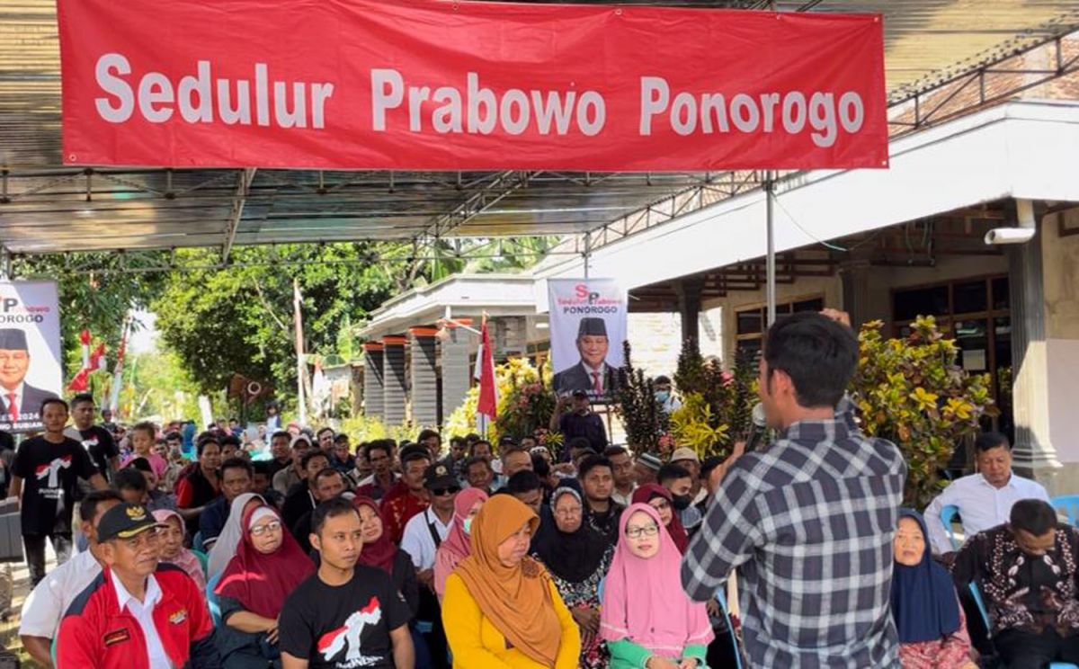 Komunitas Sedulur Prabowo Ponorogo dukung Prabowo Subianto maju Capres 2024 (Foto: Komunitas Sedulur Prabowo Ponorogo for jatimnow.com)