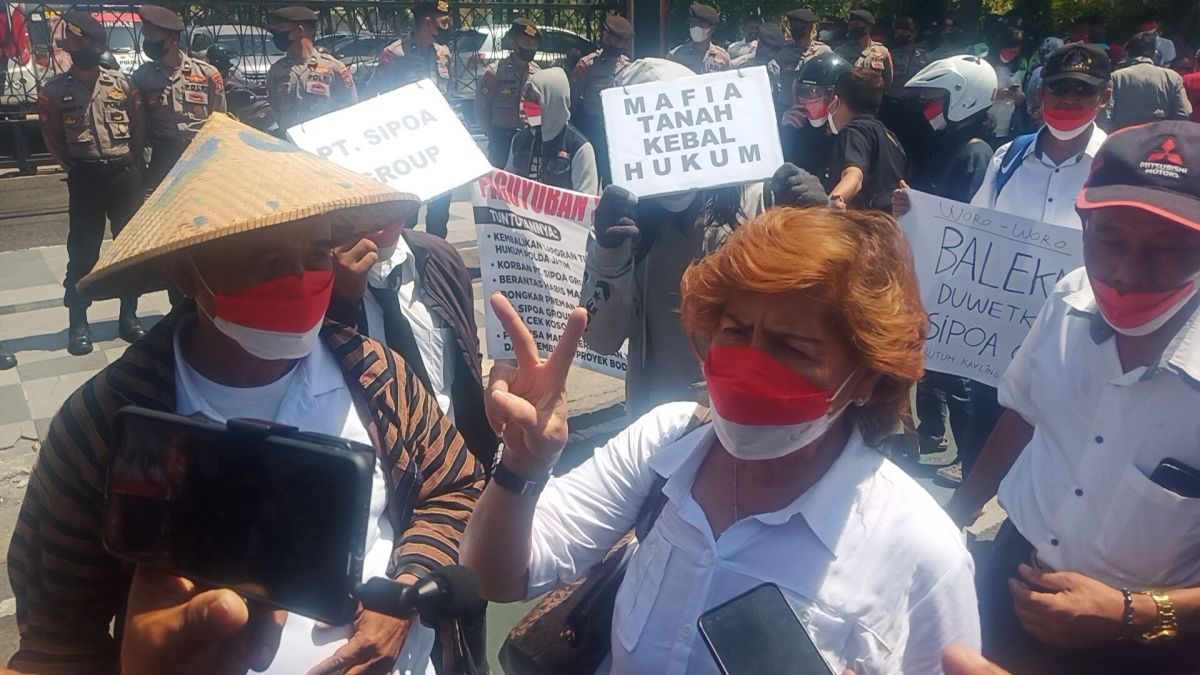 Korban Proyek Sipoa Unjuk Rasa, Minta Bantuan Kapolda Jatim dan Ambil Alih Kasus